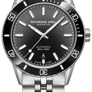 Raymond Weil Herrklocka 2775-ST1-20051 Freelancer Svart/Stål ⌀42.5
