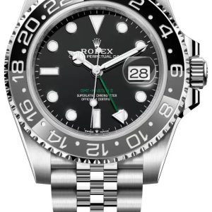 Rolex 126710GRNR-0003 GMT-Master II Svart/Stål Ø40 mm