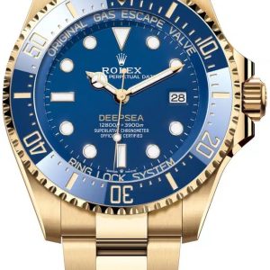 Rolex 136668LB-0001 Deep Sea Blå/18 karat gult guld Ø44 mm