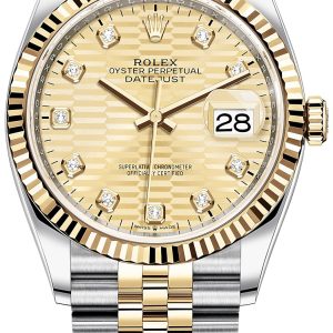 Rolex Damklocka 126233-0045 Datejust 36 Guld/18 karat gult guld Ø36
