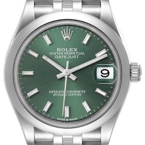 Rolex Damklocka 278240-0012 Datejust 31 Grön/Stål ⌀31 mm