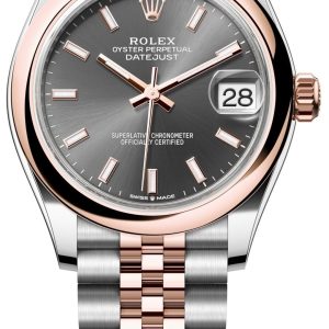 Rolex Damklocka 278241-0018 Datejust 31 Grå/Stål Ø31 mm