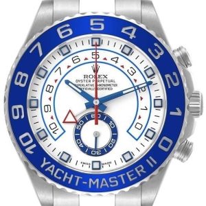 Rolex Herrklocka 116680-0002 Yacht-Master II Vit/Stål ⌀44 mm