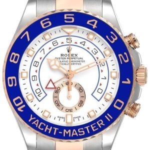 Rolex Herrklocka 116681-0002 Yacht-Master II Vit/18 karat roséguld