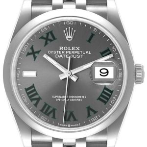 Rolex Herrklocka 126200-0017 Datejust 36 Grå/Stål Ø36 mm