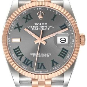 Rolex Herrklocka 126231-0029 Datejust 36 Grå/Stål Ø36 mm
