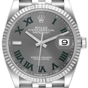 Rolex Herrklocka 126234-0045 Datejust 36 Grå/Stål Ø36 mm