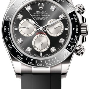 Rolex Herrklocka 126519LN-0004 Cosmograph Daytona Svart/Gummi ⌀40 mm