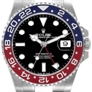 Rolex Herrklocka 126710BLRO-0002 GMT-Master II Svart/Stål Ø40 mm