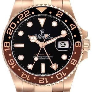 Rolex Herrklocka 126715CHNR-0001 Gmt-Master Ii Root beer Svart/18