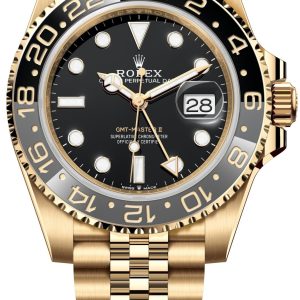 Rolex Herrklocka 126718GRNR-0001 GMT-Master II Svart/18 karat gult
