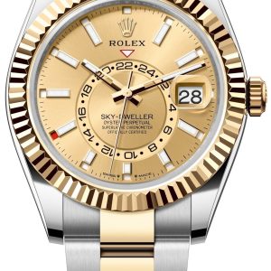 Rolex Herrklocka 336933-0001 Sky-Dweller Guld/Stål ⌀42 mm