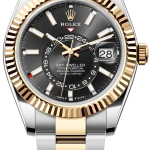 Rolex Herrklocka 336933-0003 Sky-Dweller Svart/Stål Ø42 mm