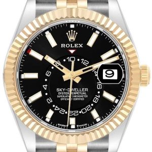 Rolex Herrklocka 336933-0004 Sky-Dweller Svart/Stål Ø42 mm