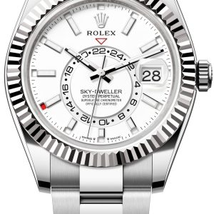 Rolex Herrklocka 336934-0003 Sky-Dweller Vit/Stål ⌀42 mm