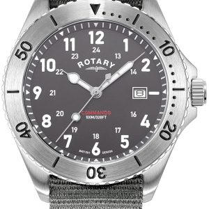 Rotary GS05475/48 Commando Grå/Textil Ø40 mm