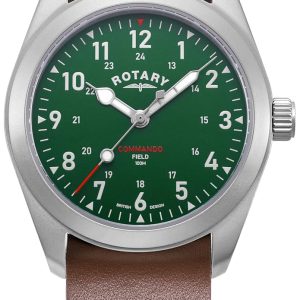 Rotary GS05535/56 Commando Grön/Läder Ø37 mm
