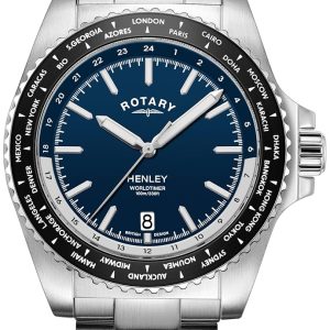 Rotary Herrklocka GB05370/88 Henley Blå/Stål Ø41 mm
