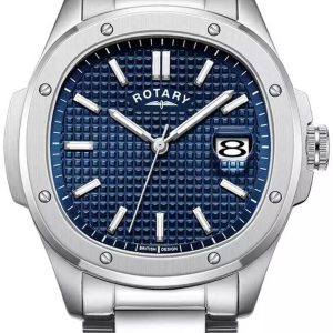 Rotary Herrklocka GB05575/05 Classic Blå/Stål Ø40 mm