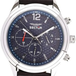 Sector 670 Herrklocka R3251540002 Blå/Läder ⌀45 mm