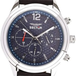 Sector 670 Herrklocka R3251540002 Blå/Läder ⌀45 mm