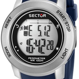 Sector Herrklocka R3251284002 LCD/Resinplast ⌀45 mm