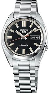 Seiko 5 Herrklocka SRPK89K1 Svart/Stål Ø37.4 mm