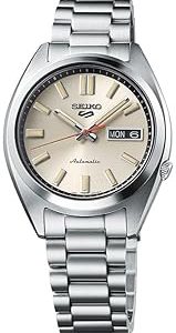 Seiko 5 Herrklocka SRPK91K1 Beige/Stål Ø37.4 mm