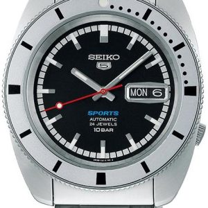 Seiko 5 Herrklocka SRPL05K1 Svart/Stål Ø38.5 mm