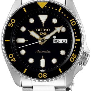 Seiko 5 Sports Herrklocka SRPD57K1 Svart/Stål Ø43 mm