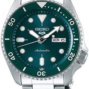 Seiko 5 Sports Herrklocka SRPD61K1 Grön/Stål Ø43 mm