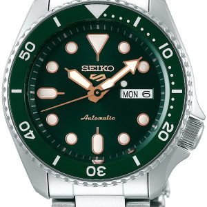 Seiko 5 Sports Herrklocka SRPD63K1 Grön/Stål Ø42.5 mm