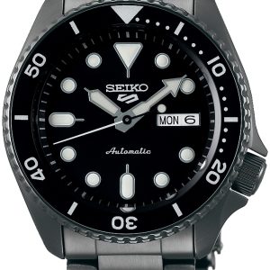 Seiko 5 Sports Herrklocka SRPD65K1 Svart/Stål Ø43 mm