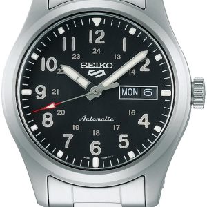 Seiko 5 Sports Herrklocka SRPG27K1 Svart/Stål Ø39.4 mm