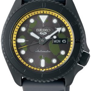 Seiko 5 Sports Herrklocka SRPH69K1 Svart/Gummi Ø43 mm