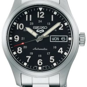 Seiko 5 Sports Herrklocka SRPJ81K1 Svart/Stål Ø36 mm