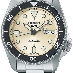 Seiko 5 Sports Herrklocka SRPK31K1 Beige/Stål Ø38 mm