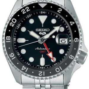 Seiko 5 Sports Herrklocka SSK001K1 Svart/Stål ⌀42.5 mm