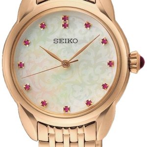 Seiko Damklocka SUR564P1 Classic Vit/Gulguldtonat stål Ø28.7 mm