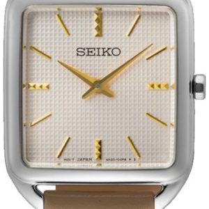 Seiko Damklocka SWR089P1 Classic Beige/Läder