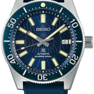 Seiko Herrklocka SLA065J1 Prospex SEA Blå/Gummi ⌀41 mm