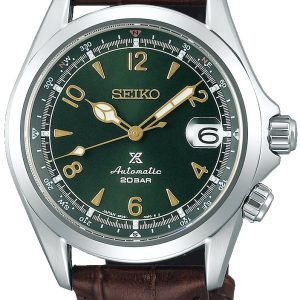 Seiko Herrklocka SPB121J1 Prospex Grön/Läder ⌀39.5 mm