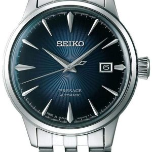 Seiko Herrklocka SRPB41J1 Presage Blå/Stål ⌀40 mm