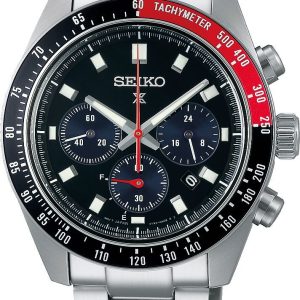 Seiko Herrklocka SSC915P1 Prospex Solar Svart/Stål ⌀41 mm