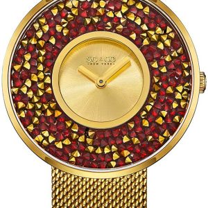 So & Co New York Damklocka 5223M.4 Chelsea Guld/Gulguldtonat