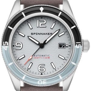 Spinnaker Herrklocka SP-5055-0H Fleuss Grå/Läder ⌀43 mm