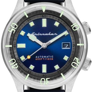 Spinnaker Herrklocka SP-5062-03 Bradner Blå/Läder ⌀42 mm