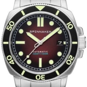 Spinnaker Herrklocka SP-5088-33 Hull Röd/Stål ⌀42 mm