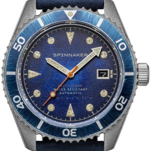 Spinnaker Herrklocka SP-5089-02 Wreck Blå/Läder ⌀44 mm