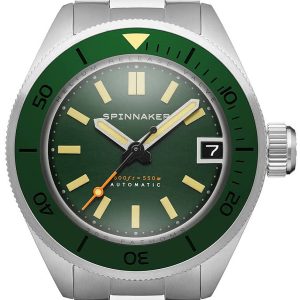 Spinnaker Herrklocka SP-5098-11 Piccard Grön/Stål ⌀45 mm